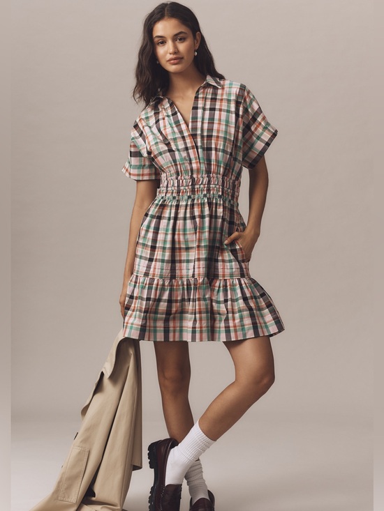 Anthropologie Dresses & Skirts - Anthropologie - The Somerset Plaid Mini Dress